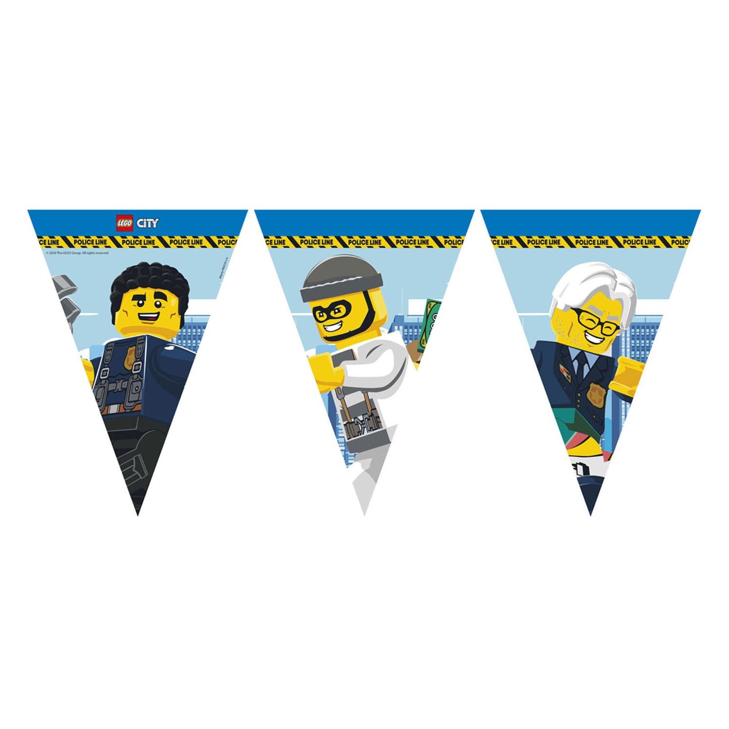 Linea bandiera di carta FSC LEGO CITY, 3MTR.
