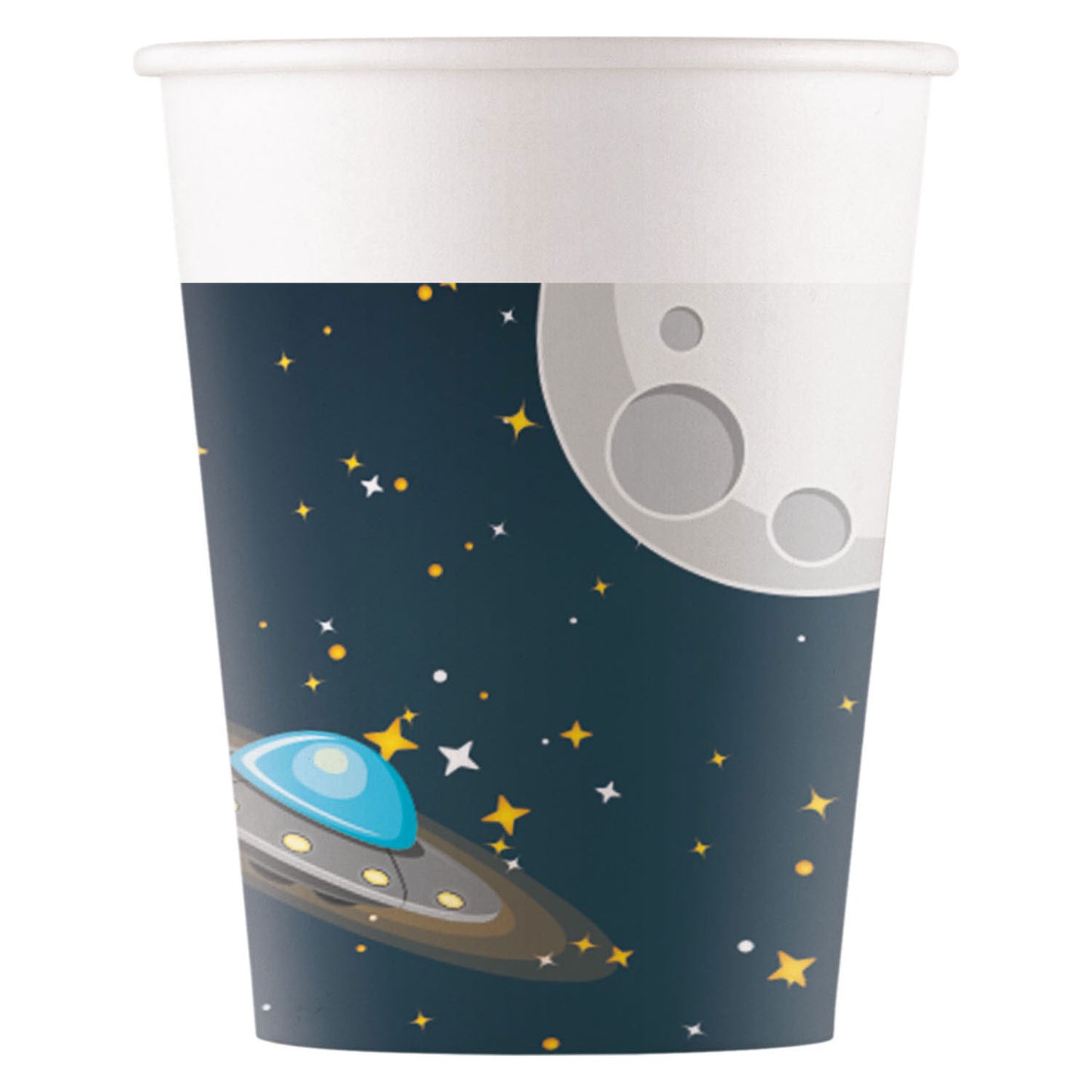 Coppe di carta FSC Rocket Space, 8 °.