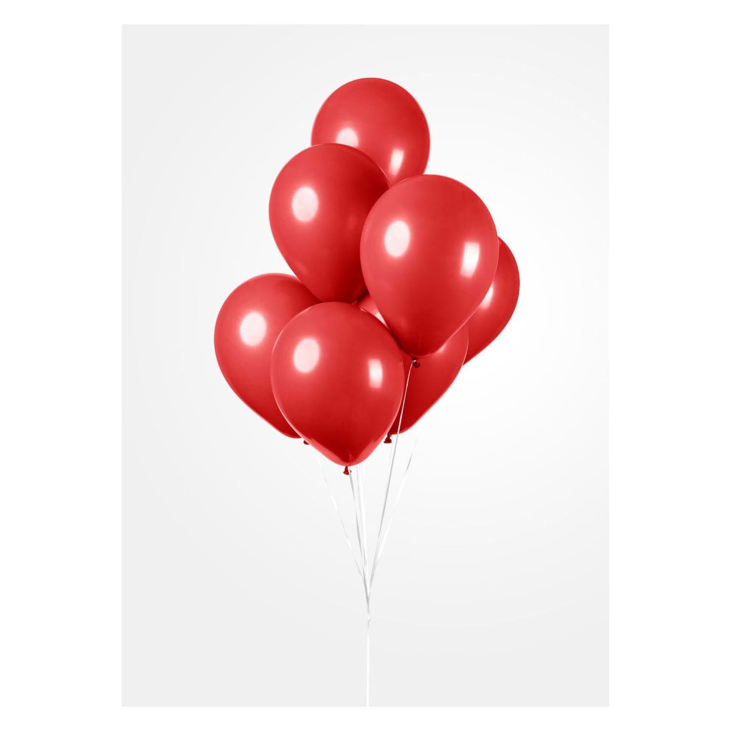 Globos globos rojos 30 cm, 10º.