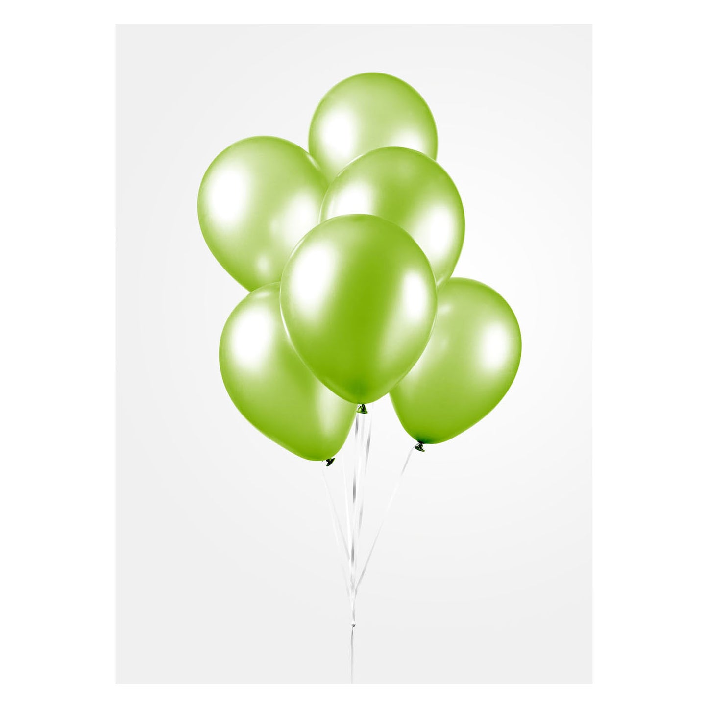Globos globos lima verde 30 cm, 10st.