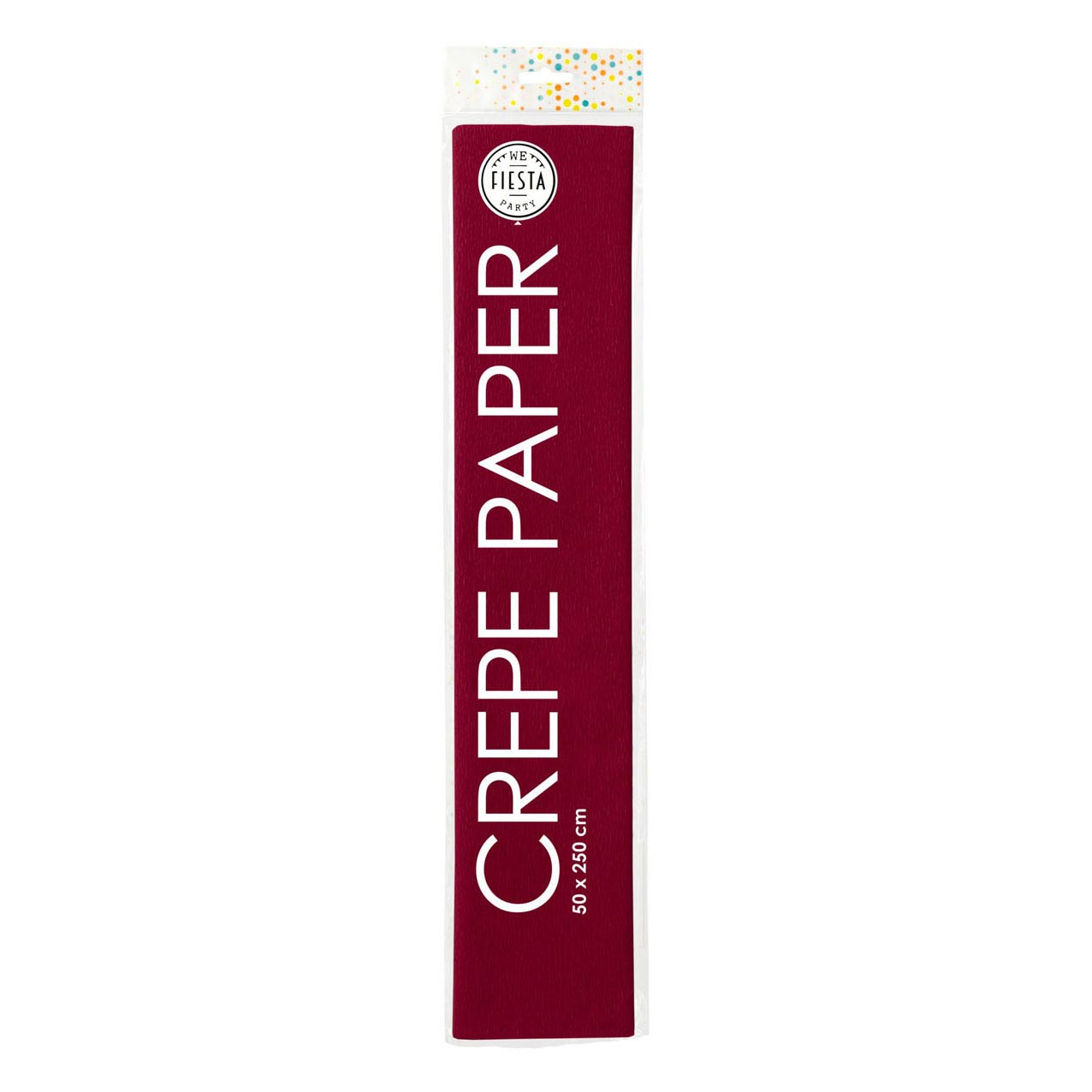 Globos Crepe Paper Bordeaux, 50x250cm