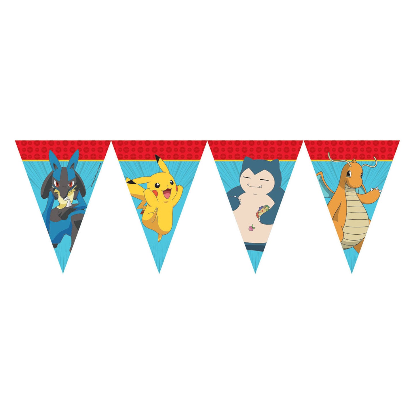 Bandera de papel de Pokémon