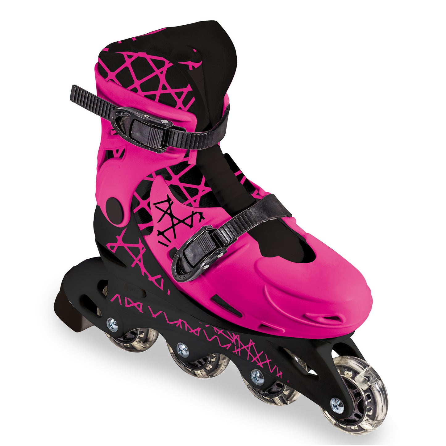 Patines en línea Mondo rosa, talla 33-36
