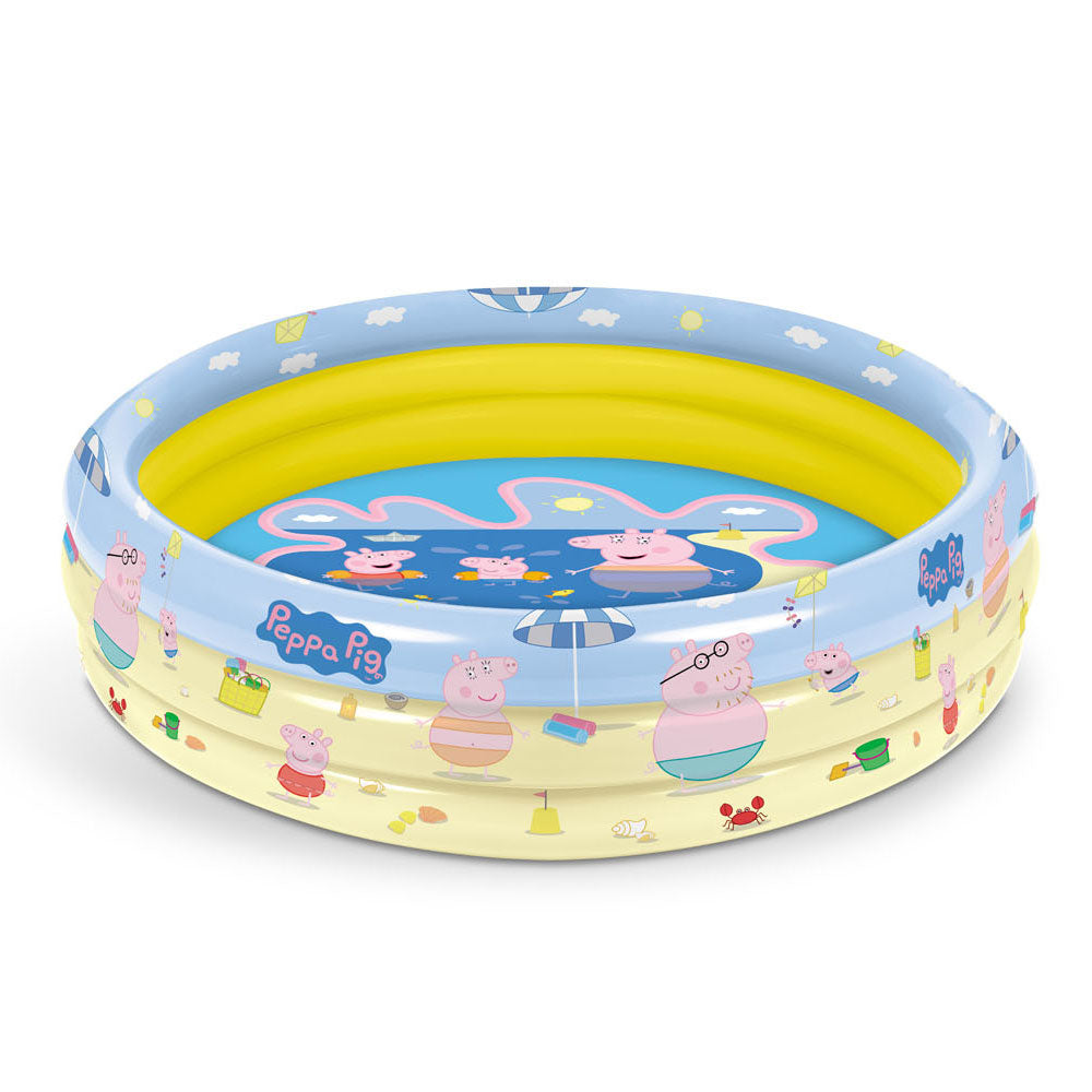 Piscina Mondo Peppa Piatta 3 anelli, 100 cm