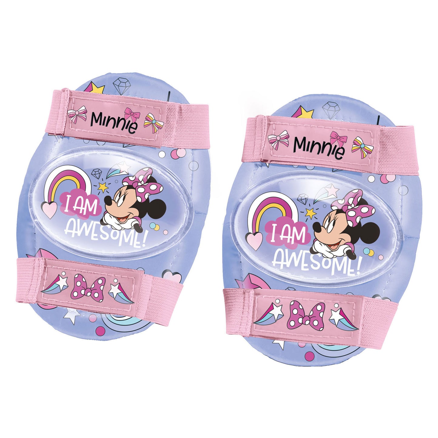 Mondo Minnie Roller Skating con set protector
