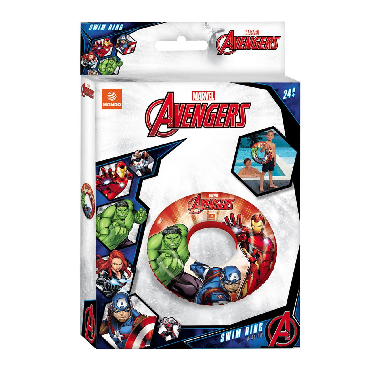 Avengers del anillo de natación de Mondo, 50 cm