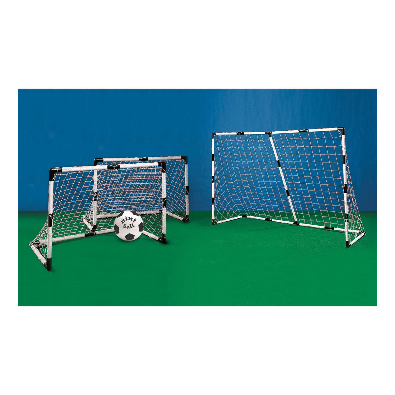 Mondo voetbaldoel set 2-in-1 met bal en pomp