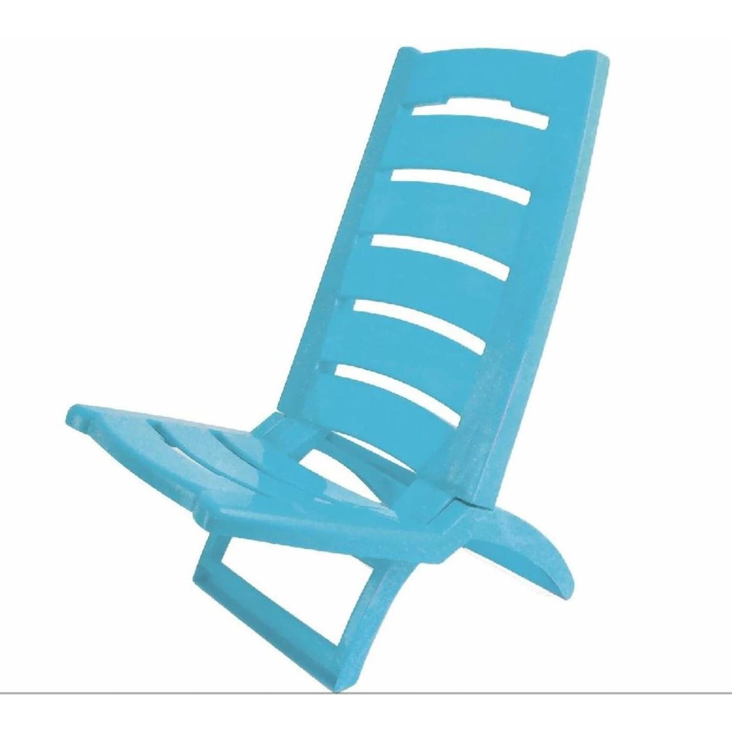 Sedia da spiaggia pieghevole adriatica blu