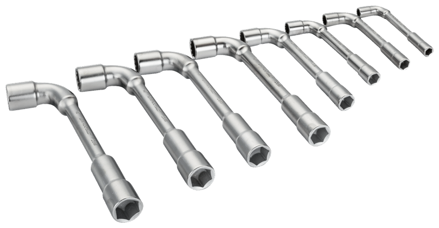 Juego de llaves de tubo curvadas Bahco de 8 piezas