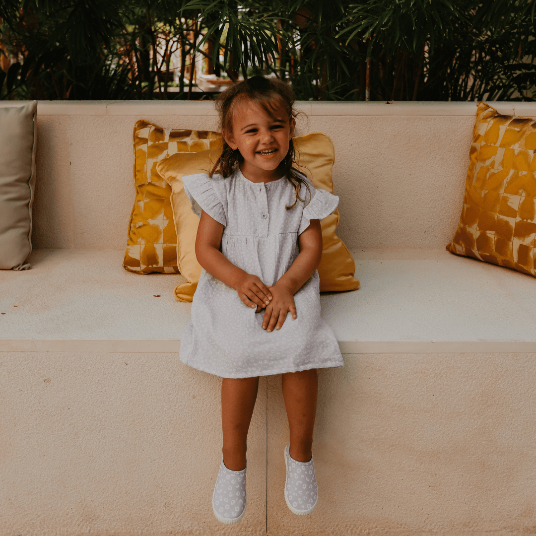 Leopardo | Lila Girls Set Strand - Muslin