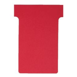 T-insteekkaarten planbord nobo karton rood