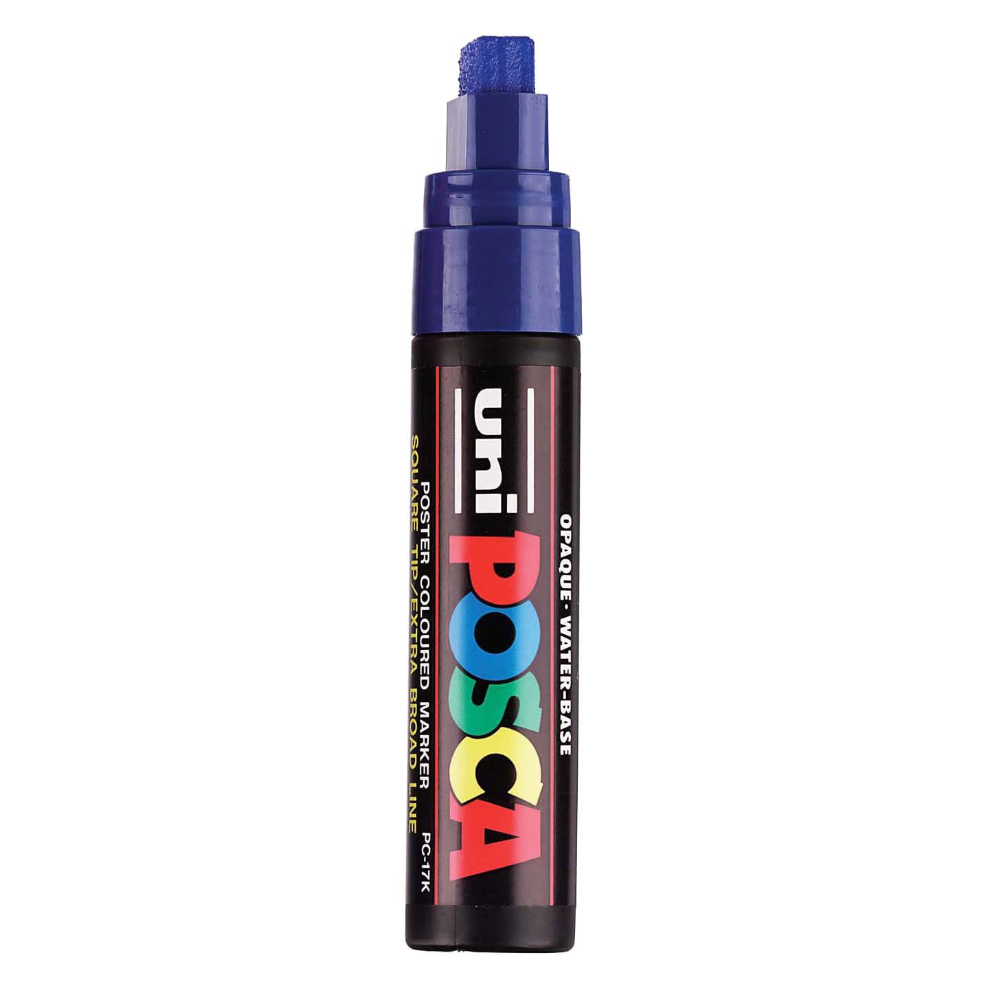 UNI-POSCA POSCA MARKER, AFM PC-17K, spessore della linea 15 mm, extra largo, blu, 1 pezzo