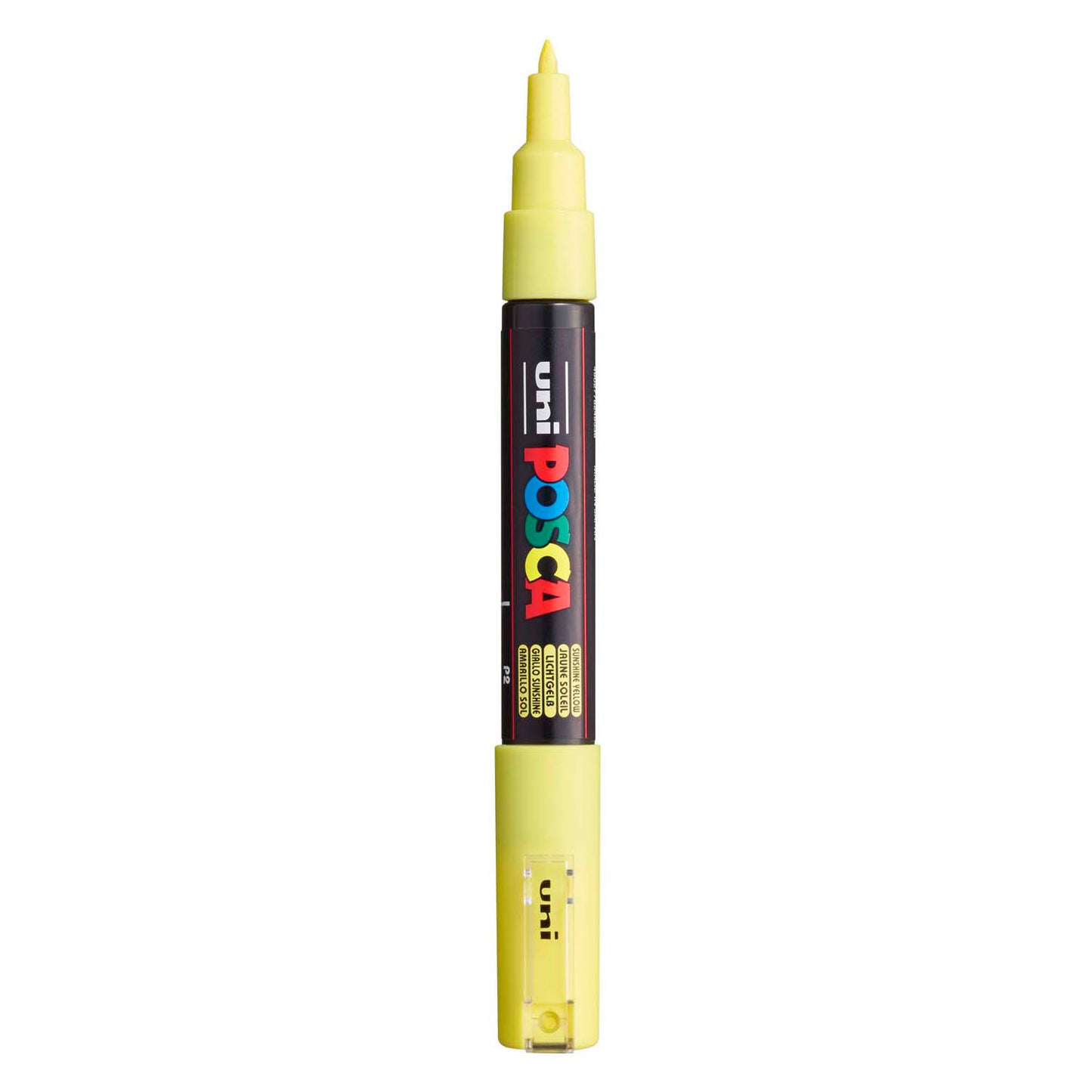 Rotulador uni posca paint 1mc amarillo sol - punta cónica - 1 mm