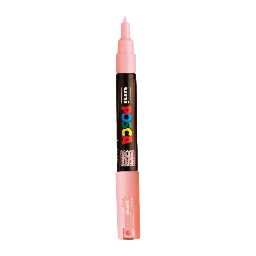 Rotulador uni posca paint 1mc rosa claro - punta cónica - 1 mm