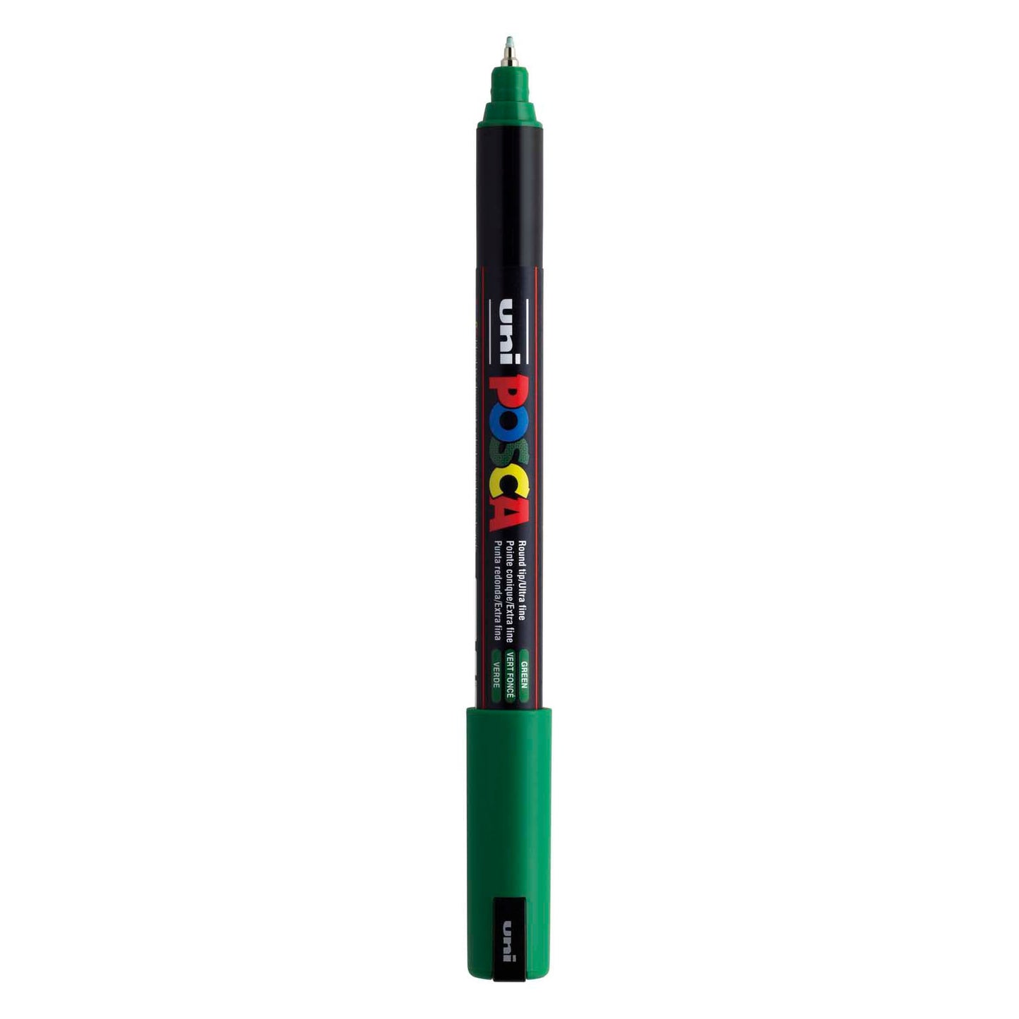 Marcador POSCA UNI-POSCA, AFM PC-1MR, espesor de línea 0.7 mm, extra-fines, verde, 1 pieza