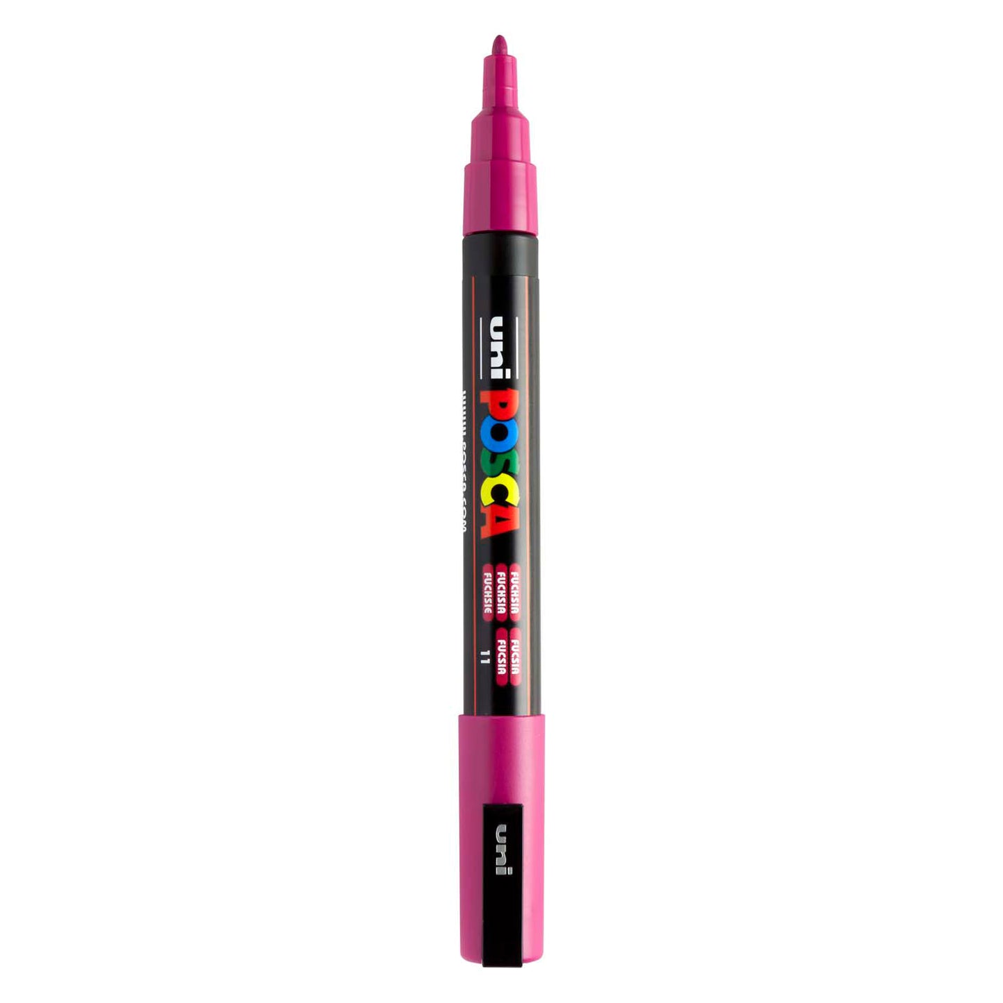 Uni posca pc3m acrylmarker fuchsia - ronde punt tot 1,3 mm