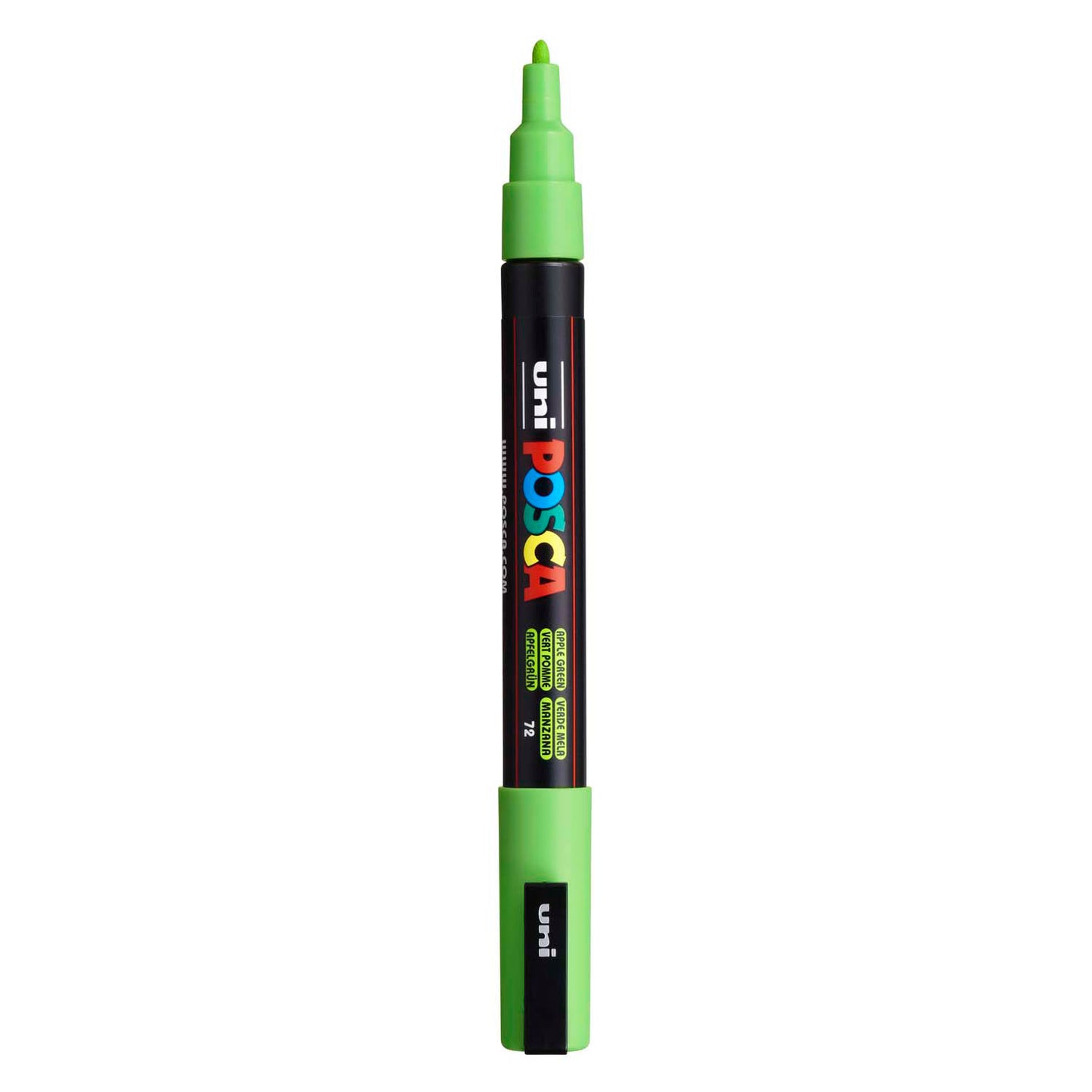 Marcador POSCA uni-Posca, AFM PC-3M, espesor de línea 0.9-1.3 mm, fino, verde manzana, 1 pieza