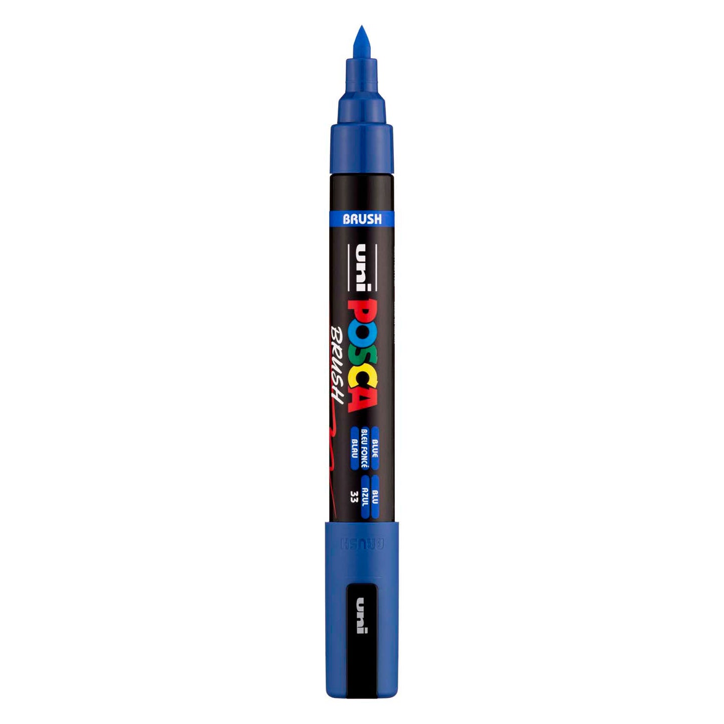 Pennarello Uni Posca PC5BR blu scuro - punta pennello 1-4 mm
