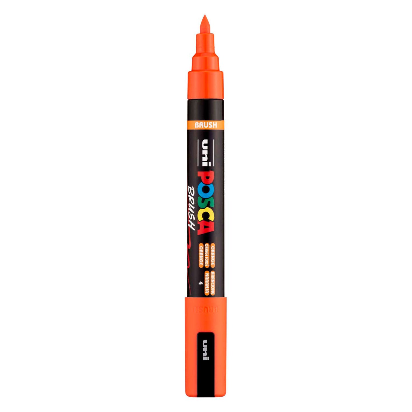 Pennarello Uni Posca PC5BR arancione - punta pennello 1-4 mm