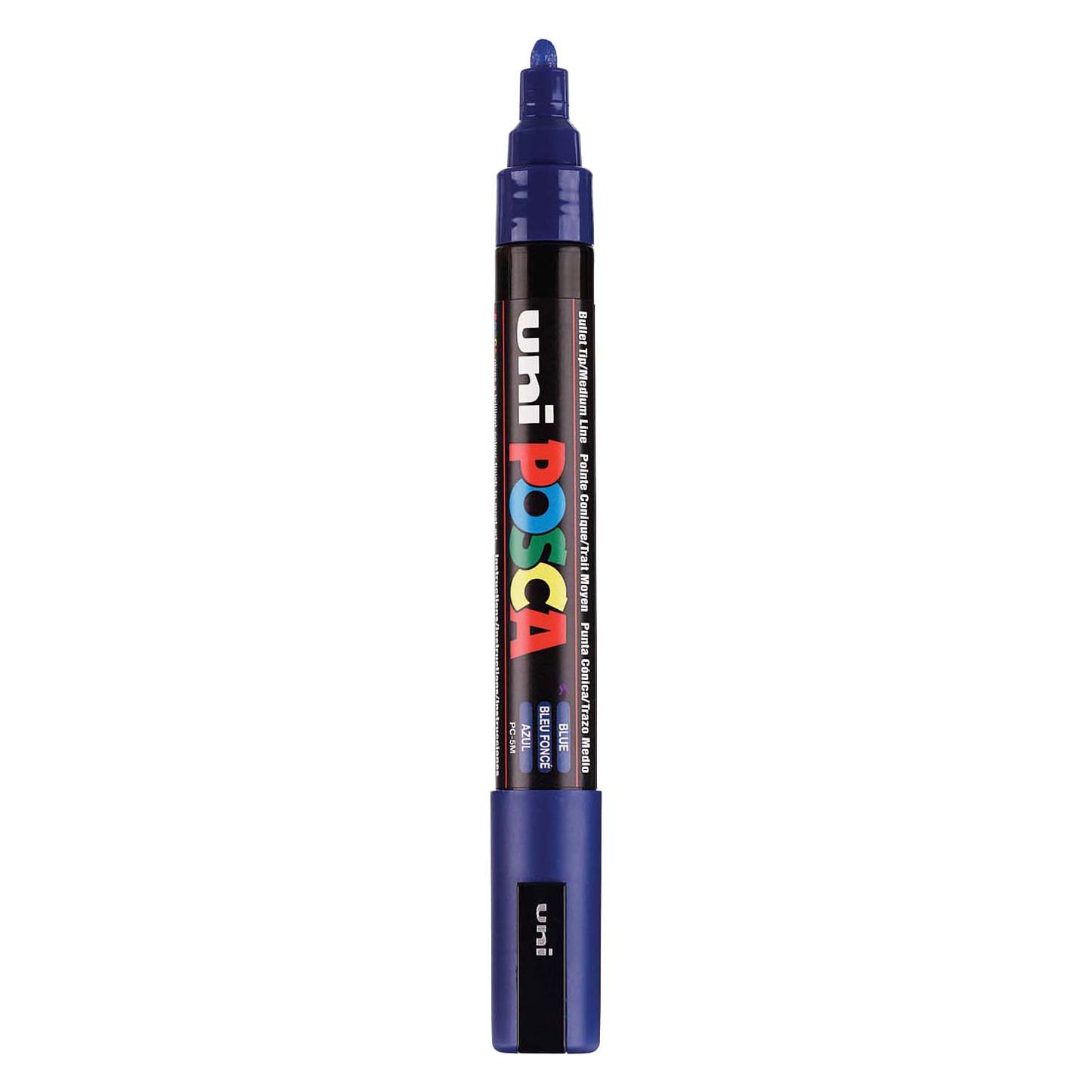Marker Posca uni-POSCA, AFM PC-5M, spessore della linea 2,5 mm, medio, blu, 1 pezzo