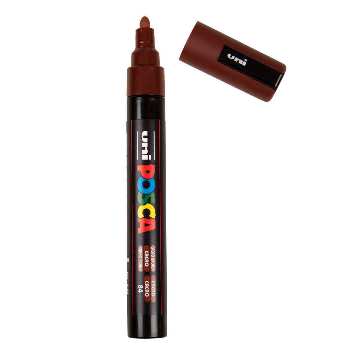 Pennarello Uni Posca pc5m marrone cacao - punta conica 2,5 mm