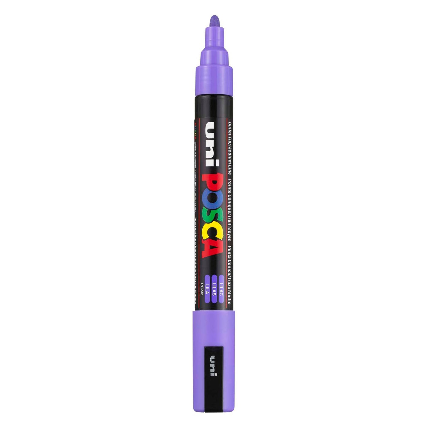 UNI-POSCA POSCA MARKER, AFM PC-5M, spessore della linea 2,5 mm, medio, lilla, 1 pezzo