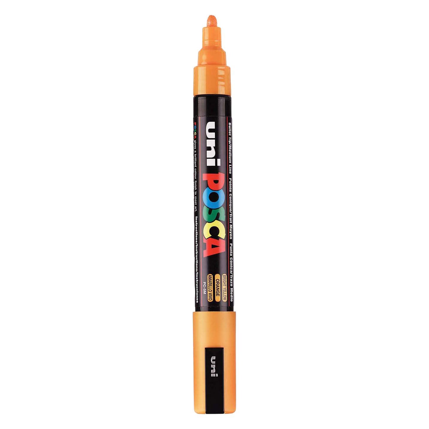 Marcador POSCA uni-Posca, AFM PC-5M, espesor de línea 2.5 mm, medio, amarillo brillante, 1 pieza
