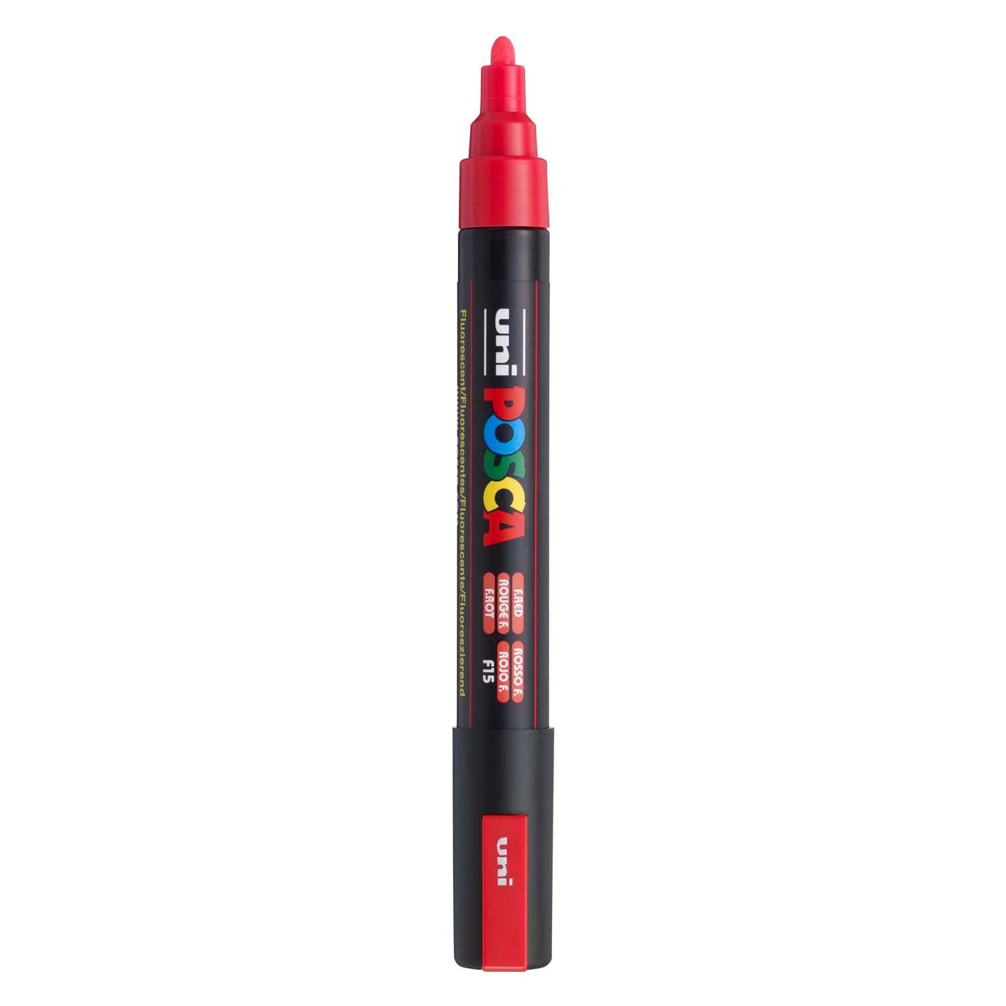 Pennarello Uni Posca pc5m rosso neon - punta conica 2,5 mm
