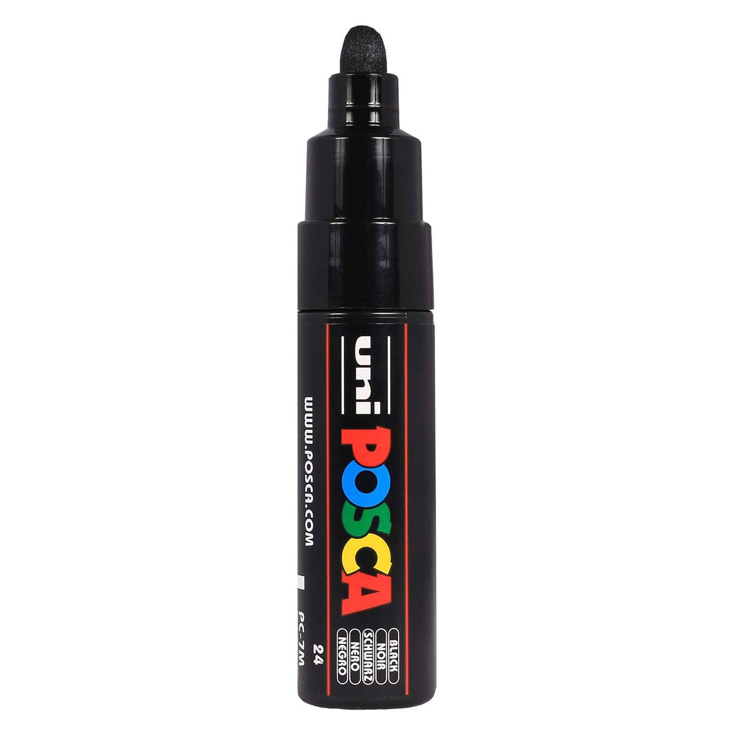 Pennarello Uni Posca 7m nero - punta conica 4,5mm