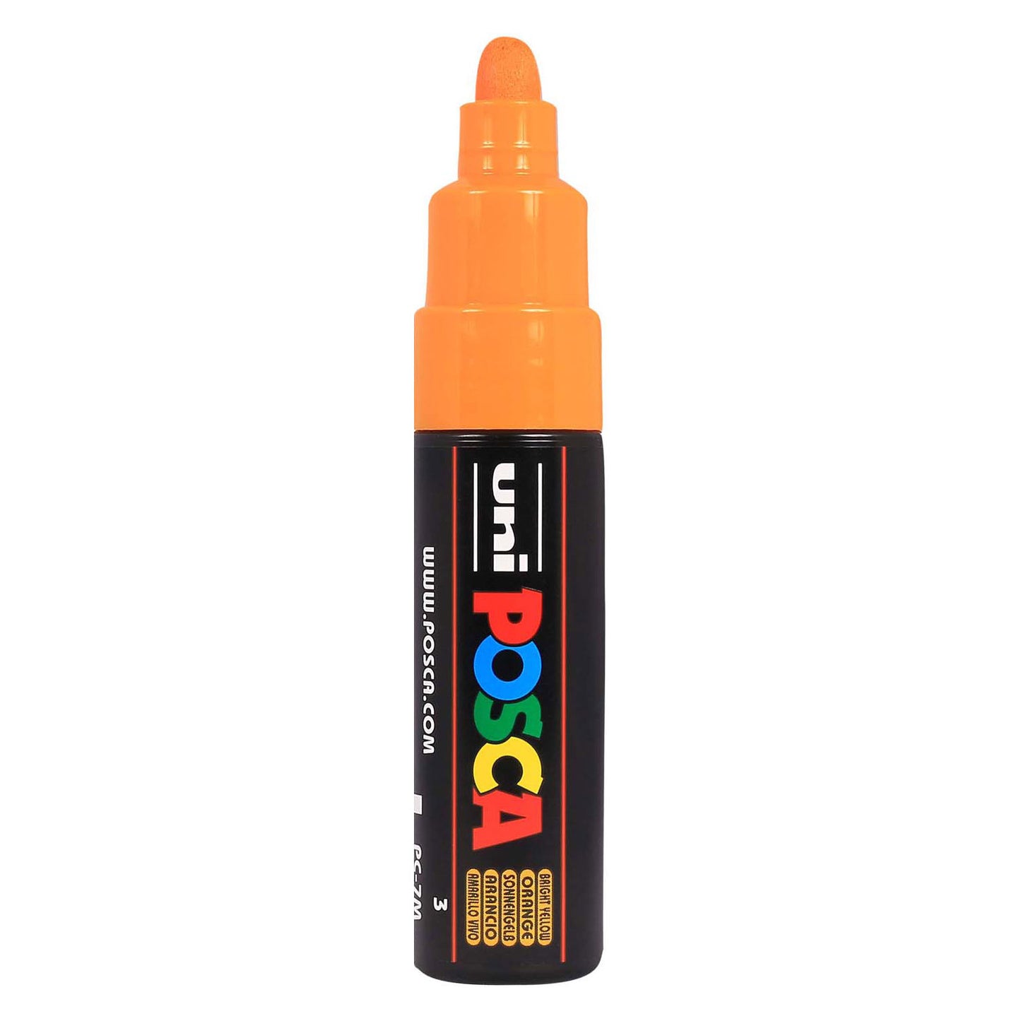 Pennarello Uni Posca 7m arancione - punta conica 4,5mm