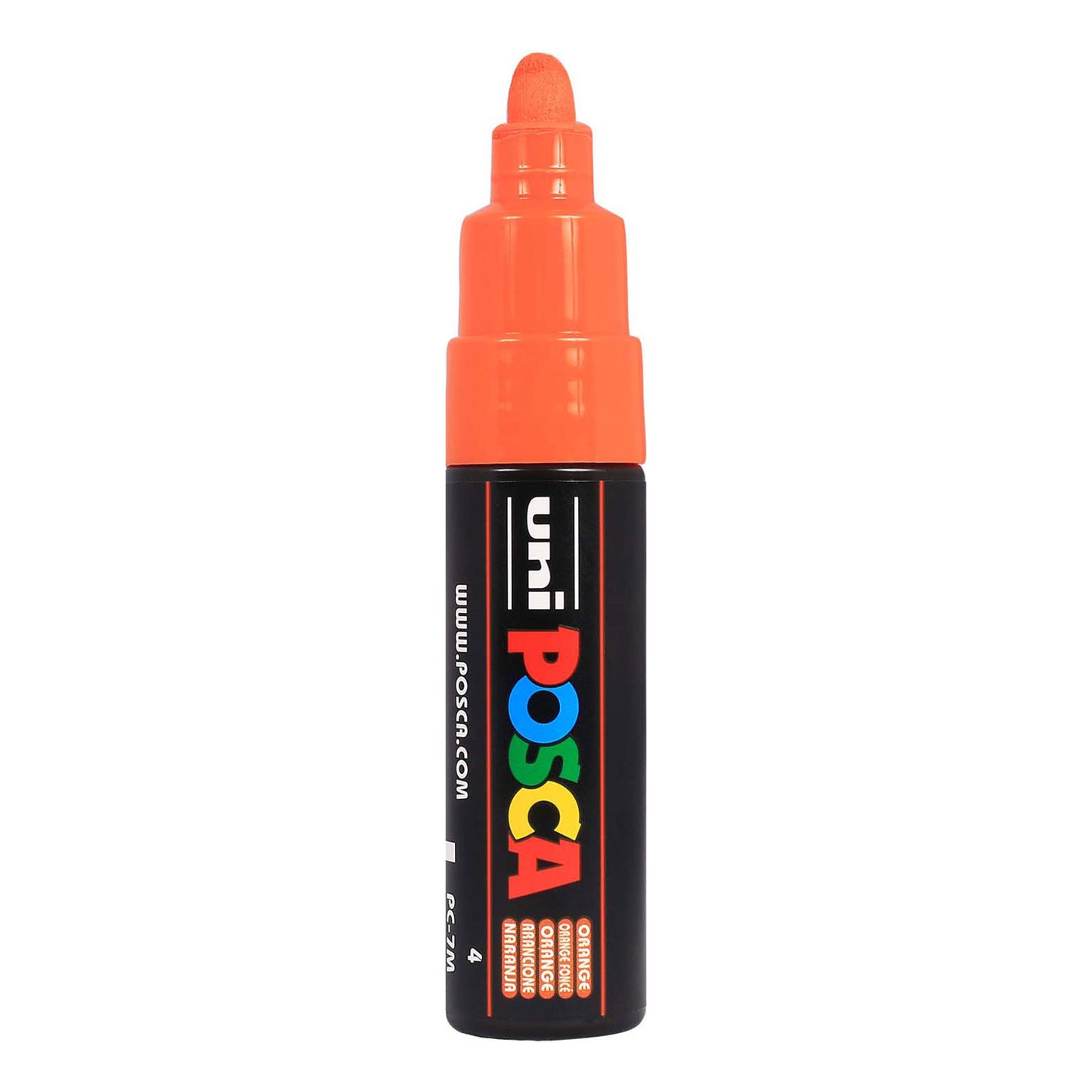 Pennarello Uni Posca 7m arancione scuro - punta conica 4,5mm