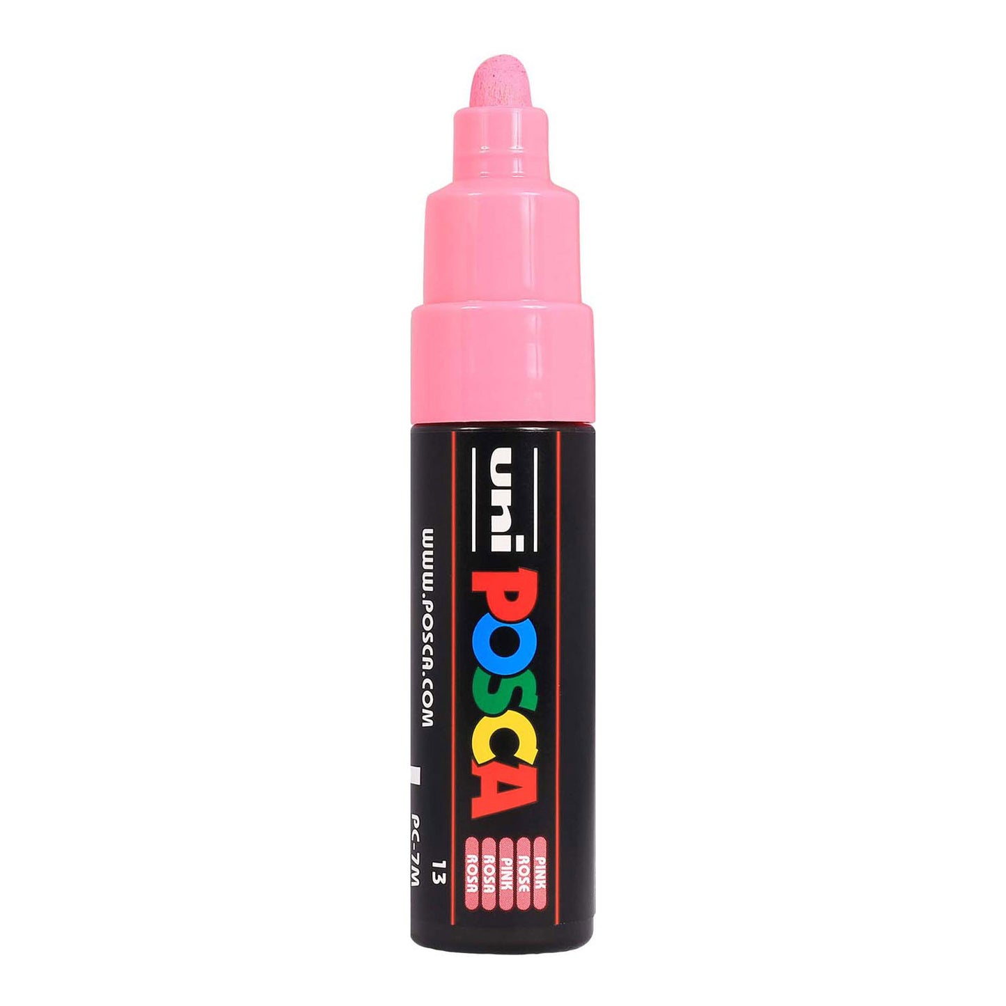Pennarello Uni Posca 7m rosa - punta conica