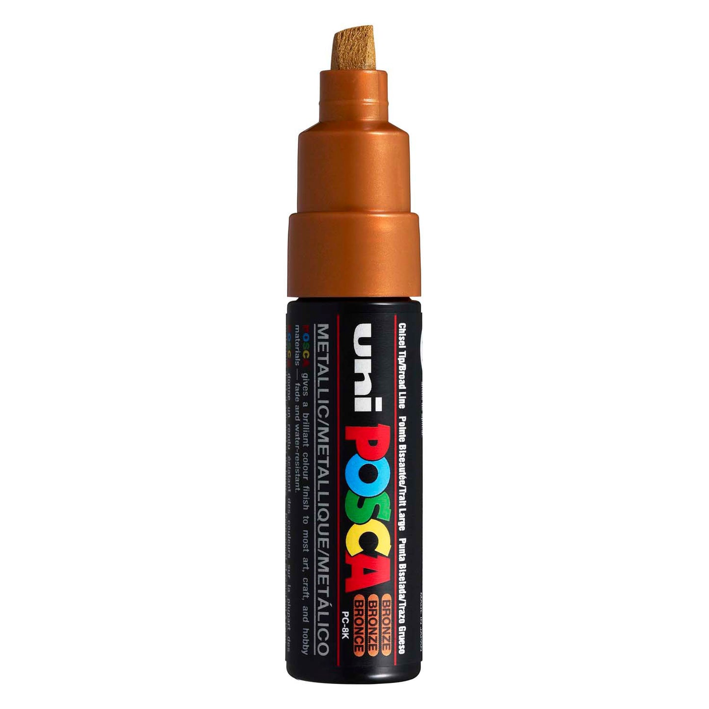 Marcador POSCA uni-Posca, AFM PC-8K, espesor de línea 8 mm, ancho, bronce, 1 pieza