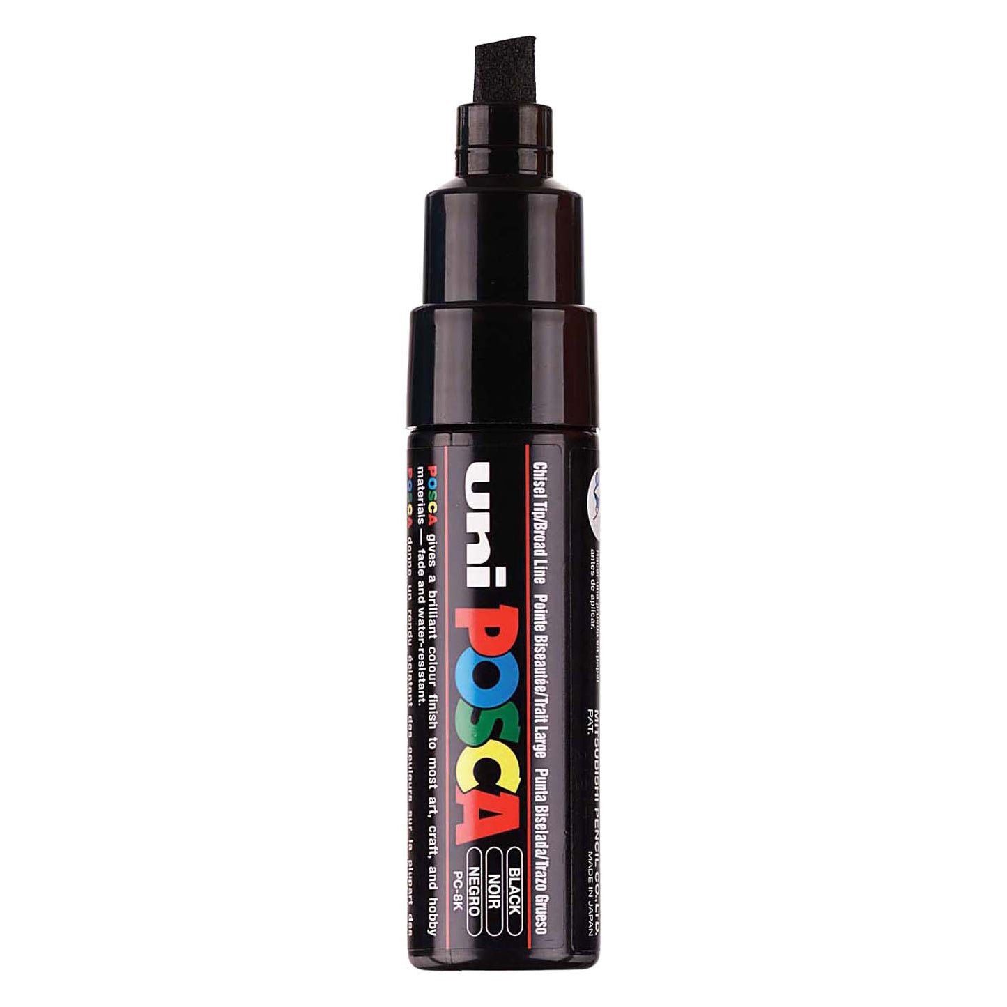 Marcador POSCA uni-Posca, AFM PC-8K, espesor de línea 8 mm, ancho, negro, 1 pieza