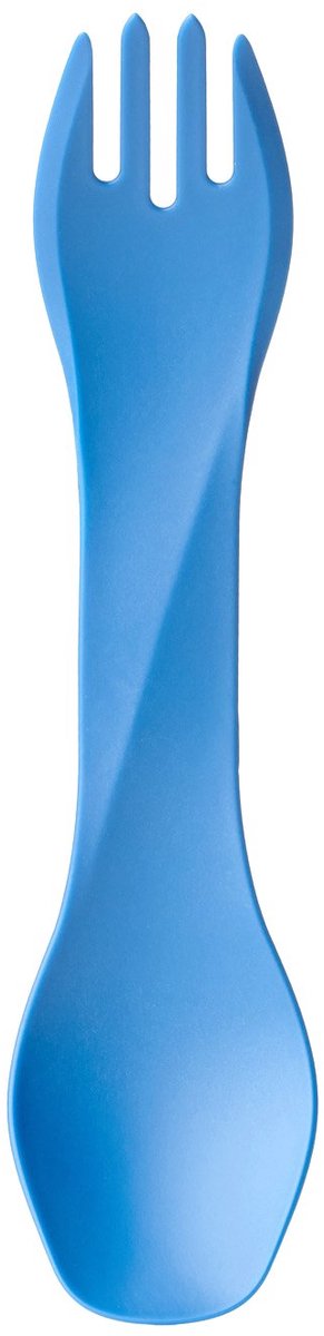 Human gear - gobites bio - herbruikbaar - bestek - spork - light blue - campingbestek