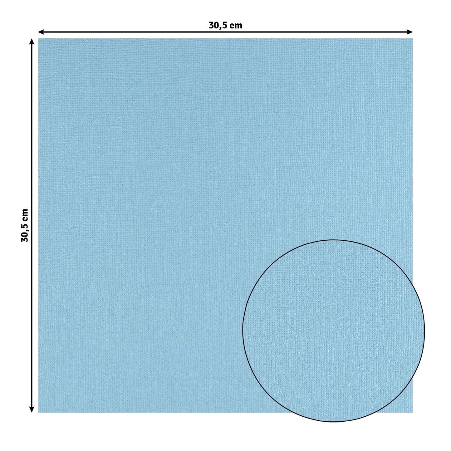 Firenze • cartoncino 216g trama 30,5x30,5 cm azzurro 20x