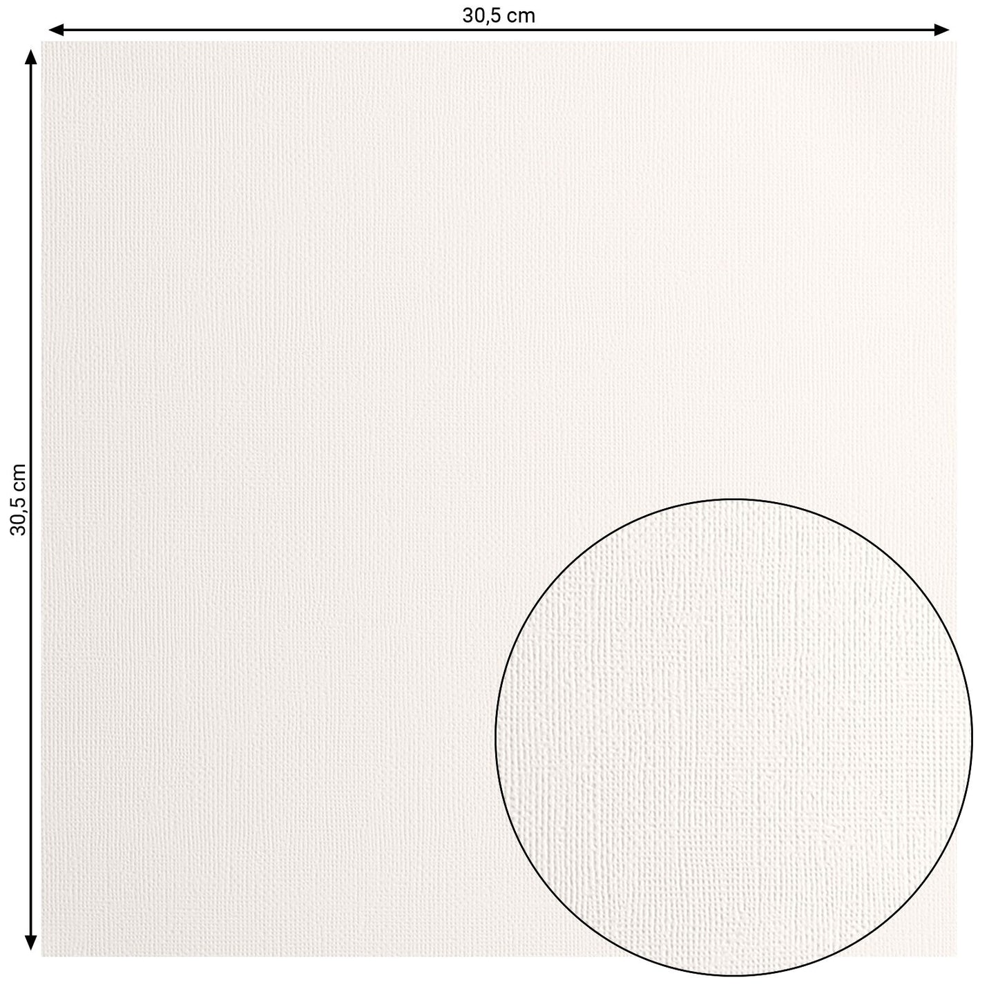 Florencia • papel cartulina 216g textura 30,5x30,5cm blanquecino 100x