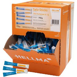 Bastoncini di sale hellma 750 pezzi da 0,2 g