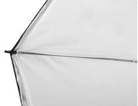 Falcon Eyes FlitsParaplu Urn-T86TSB1 White Diffuse + Copertura nera d'argento 216 cm