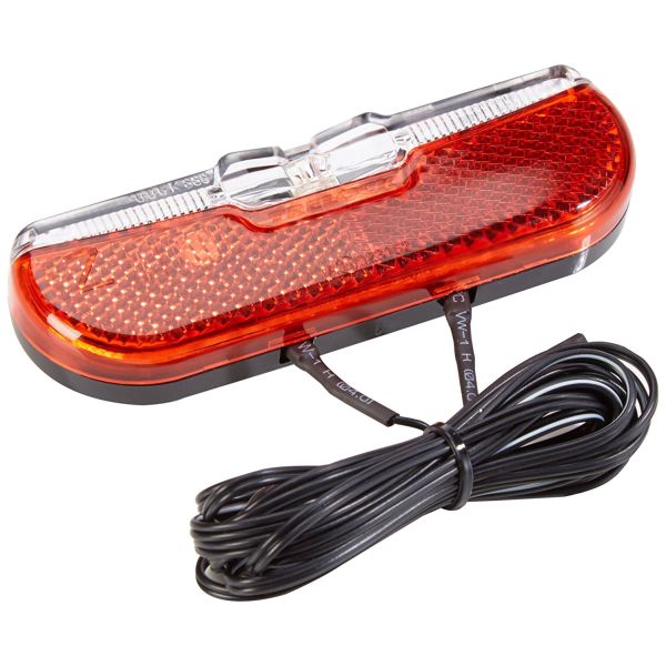Trelock LS 615 Duo Signal plana Luz trasera Negro 50 mm