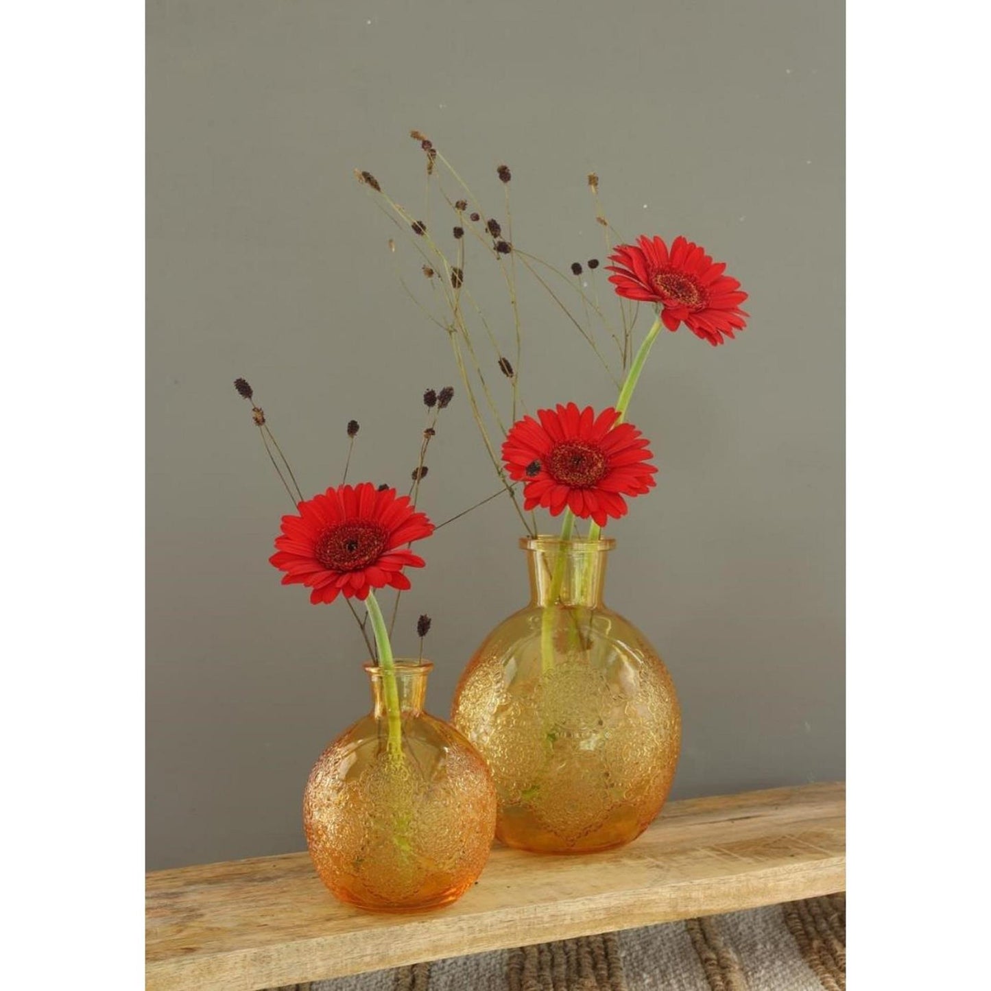 Vaso Ideas 4 stagioni bologna ocra ø9,5xh12cm