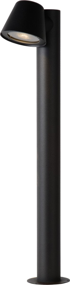 Lucide dingo-led - sokkellamp - led dimbaar - gu10 - 1x5w 3000k - ip44 - antraciet