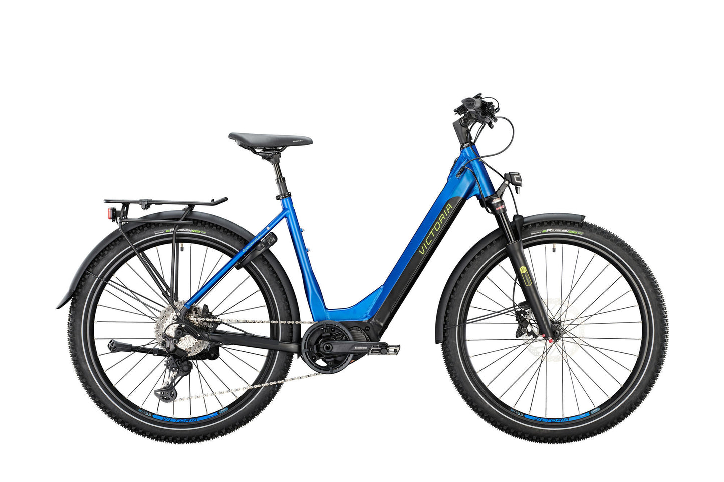 Suv elettrico Victoria Adventure 12.9 mod. 22 bici elettrica vittima. adven. 12.9 27.5 55 onda 11sp blu