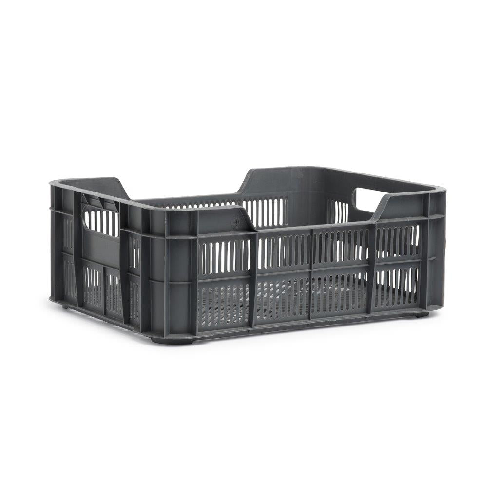 Cassa di biciclette a prova urbana Helsinki Plastic 11L 40x30x15 cm Assale grigio