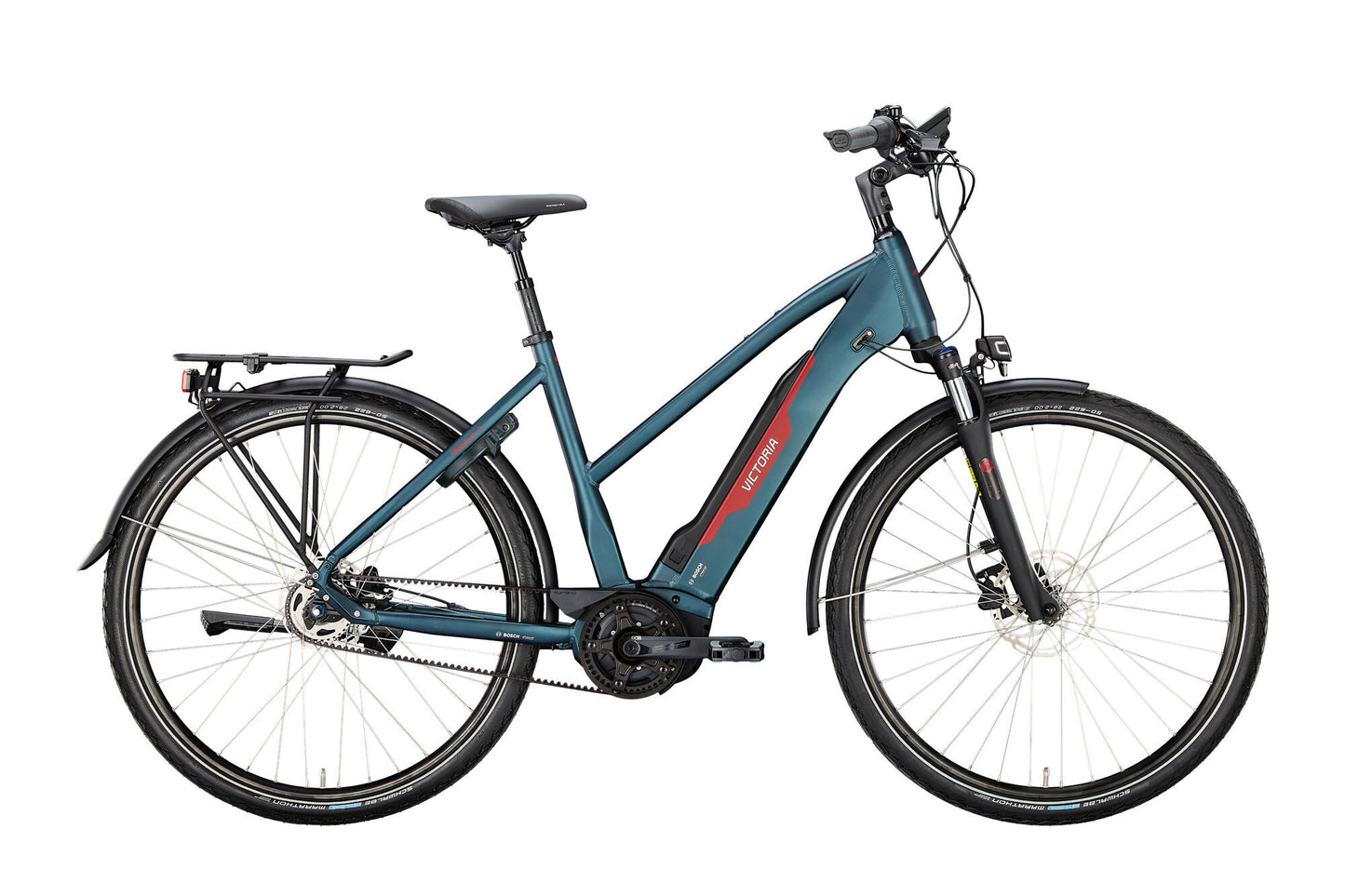 Victoria Electric Trekking Bike Tresalo 7 (#1) Ebike Vic.tresalo 7 28 48 scale. 5sp fw Dark Night