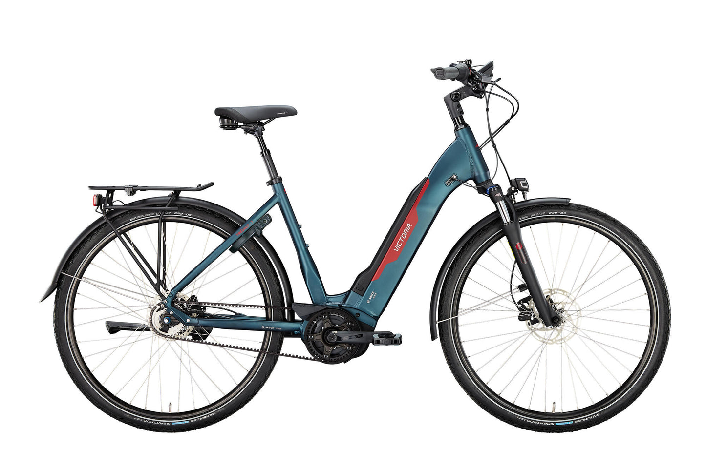 Victoria Electric Trekking Bike Tresalo 7 (#1) Ebike Vic.Tresalo 7 28 56 Onda 5SP CB Dark Night