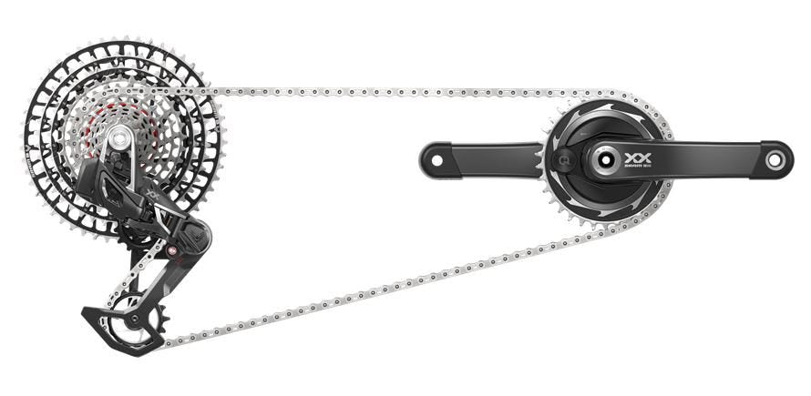 Sram Set xx sl aegle axs tr. 165 mm PM