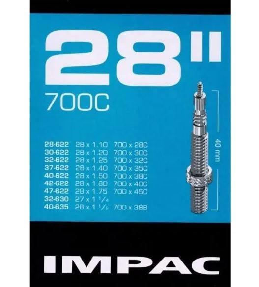 Imp Inner Band (por Schwalbe) SV28 Race, 28x1 ETRO 20 28-622 630, válvula: francés 60 mm