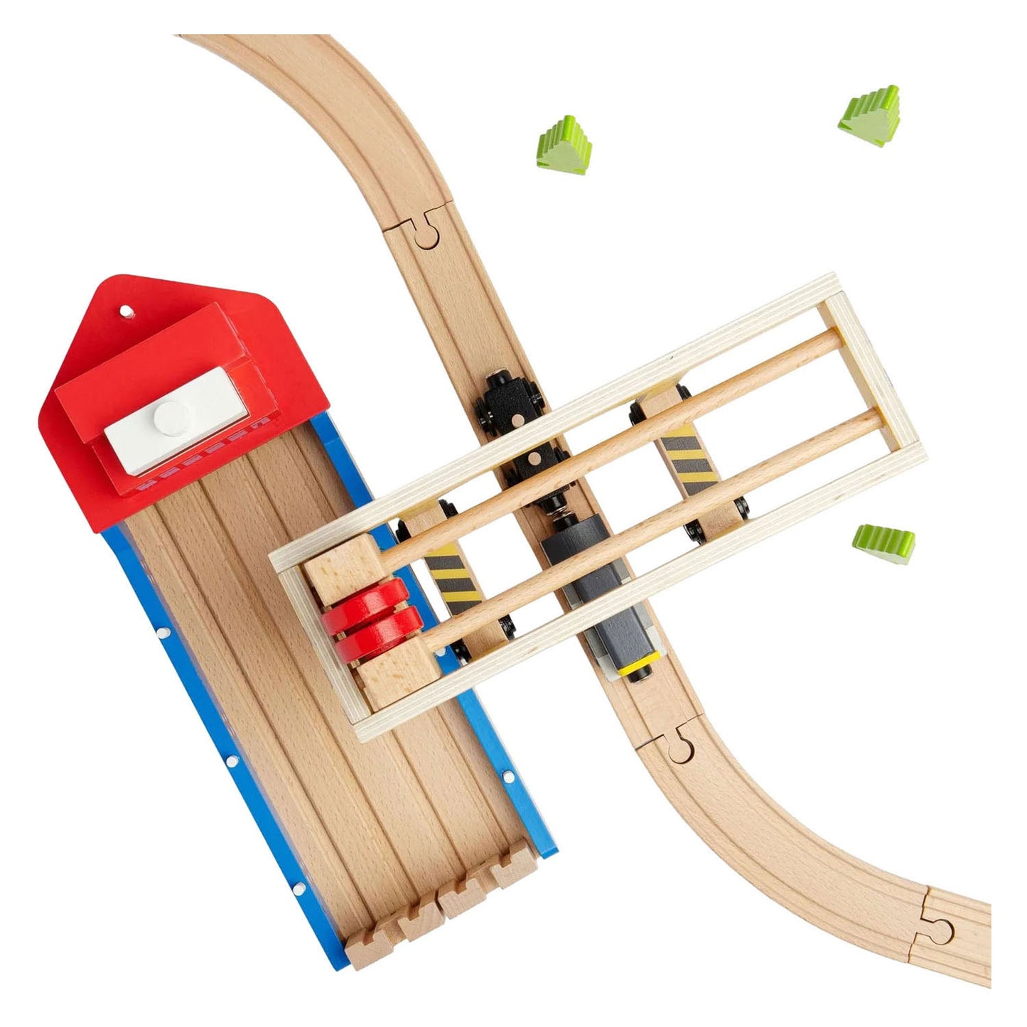 Gru a ponte in legno Bigjigs - 3 pz.