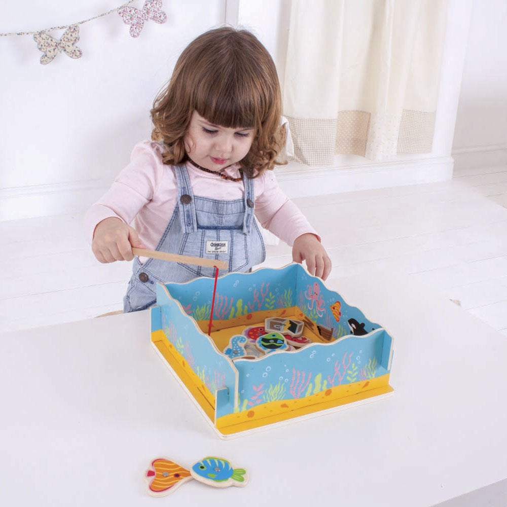 BigJigs Wooden Magnetic Fish Game
